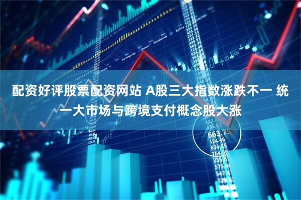 配资好评股票配资网站 A股三大指数涨跌不一 统一大市场与跨境支付概念股大涨